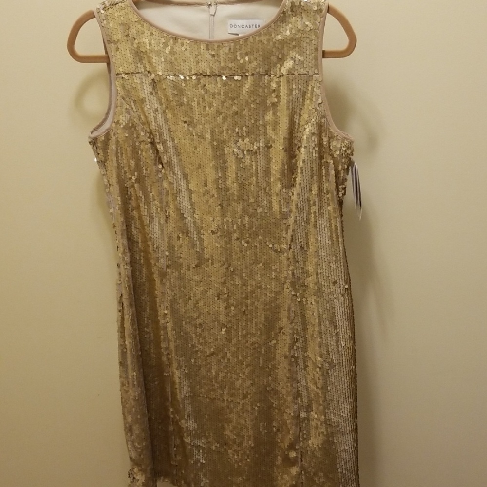 Doncaster Gold Sequin Dress